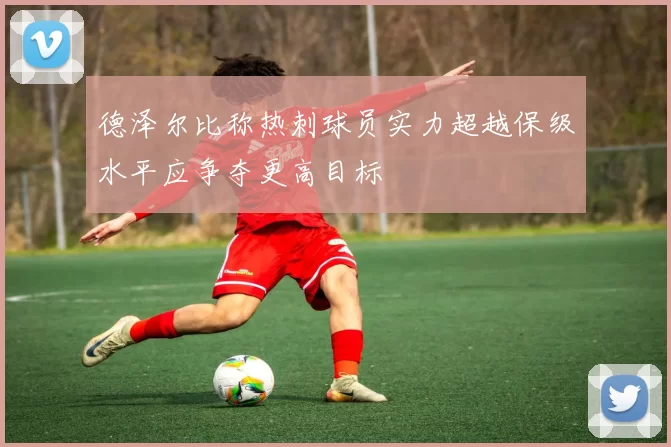 德泽尔比称热刺球员实力超越保级水平应争夺更高目标